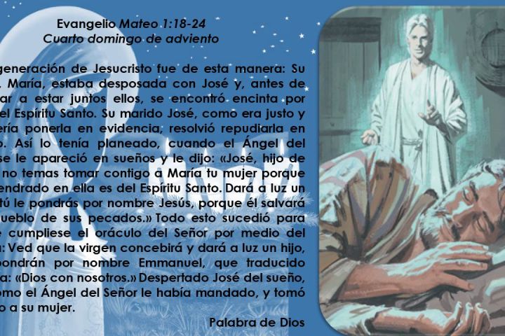 18 de diciembre «4to domingo de Adviento» 